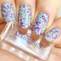 Littlefoot (B281) - Purple Stamping Polish