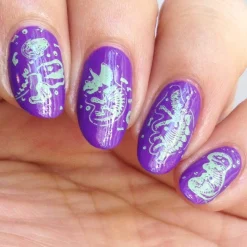 Littlefoot (B281) - Purple Stamping Polish