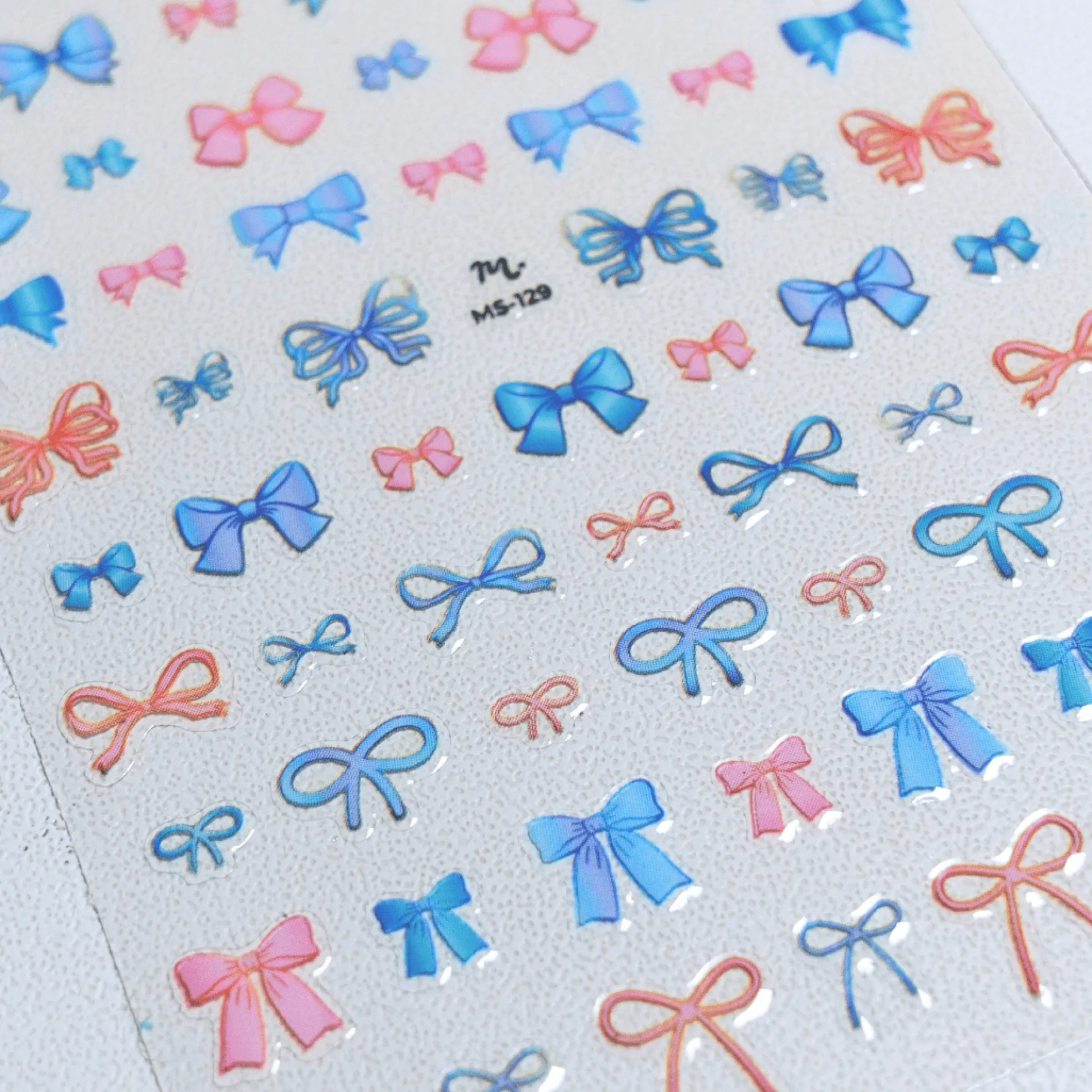 Little Ribbons (MS-129) - Nail Art Sticker