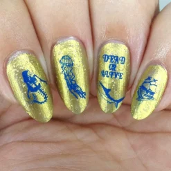 Lost Gold (B374) - Metallic Gold Stamping Polish