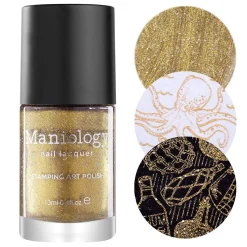 Lost Gold (B374) - Metallic Gold Stamping Polish