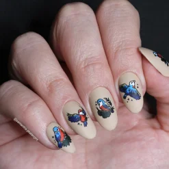 Love Birds (M569) - Nail Stamping Plate