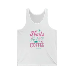 Love for Nails & Coffee - Jersey Tank Top