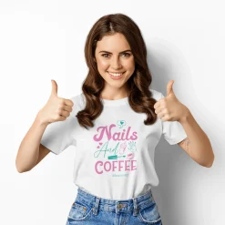 Love for Nails & Coffee - Short Sleeve T-shirt