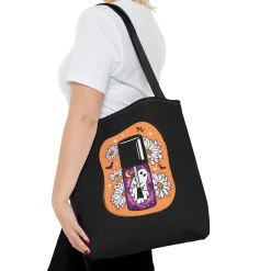 Lovely Ghouls Tote Bag - Black