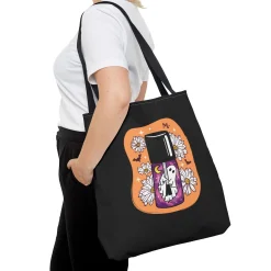 Lovely Ghouls Tote Bag - Black