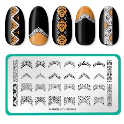 Magic Portals: Ethereal French (MXM142) - Nail Stamping Plate