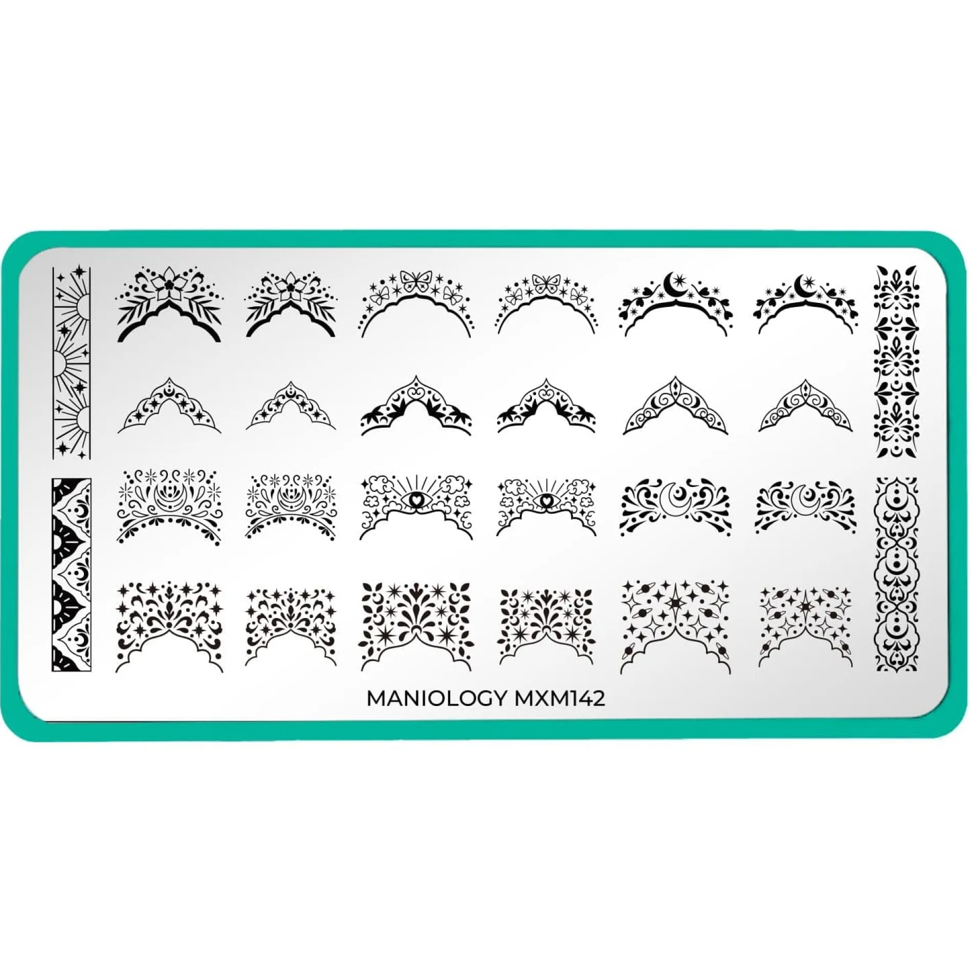 Magic Portals: Ethereal French (MXM142) - Nail Stamping Plate