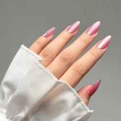 Magnetic Angel Press On Nails - Medium Almond