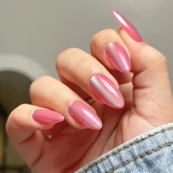 Magnetic Angel Press On Nails - Medium Almond