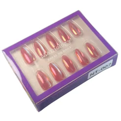 Magnetic Angel Press On Nails - Medium Almond