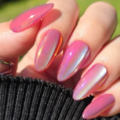 Magnetic Angel Press On Nails - Medium Almond