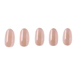 Magnetic Pearl Press On Nails - Short Round
