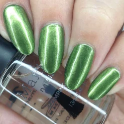Mangrove (B438) - Metallic Green Stamping Polish