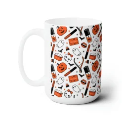 Manicured Halloween Ceramic Coffee Mug 15oz