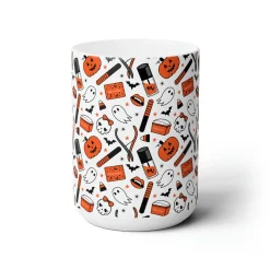 Manicured Halloween Ceramic Coffee Mug 15oz
