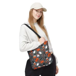 Manicured Halloween Tote Bag - Dark Grey