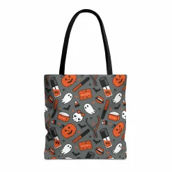 Manicured Halloween Tote Bag - Dark Grey