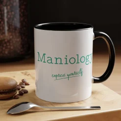 Maniology Express Yourself Accent Coffee Mug, 11oz