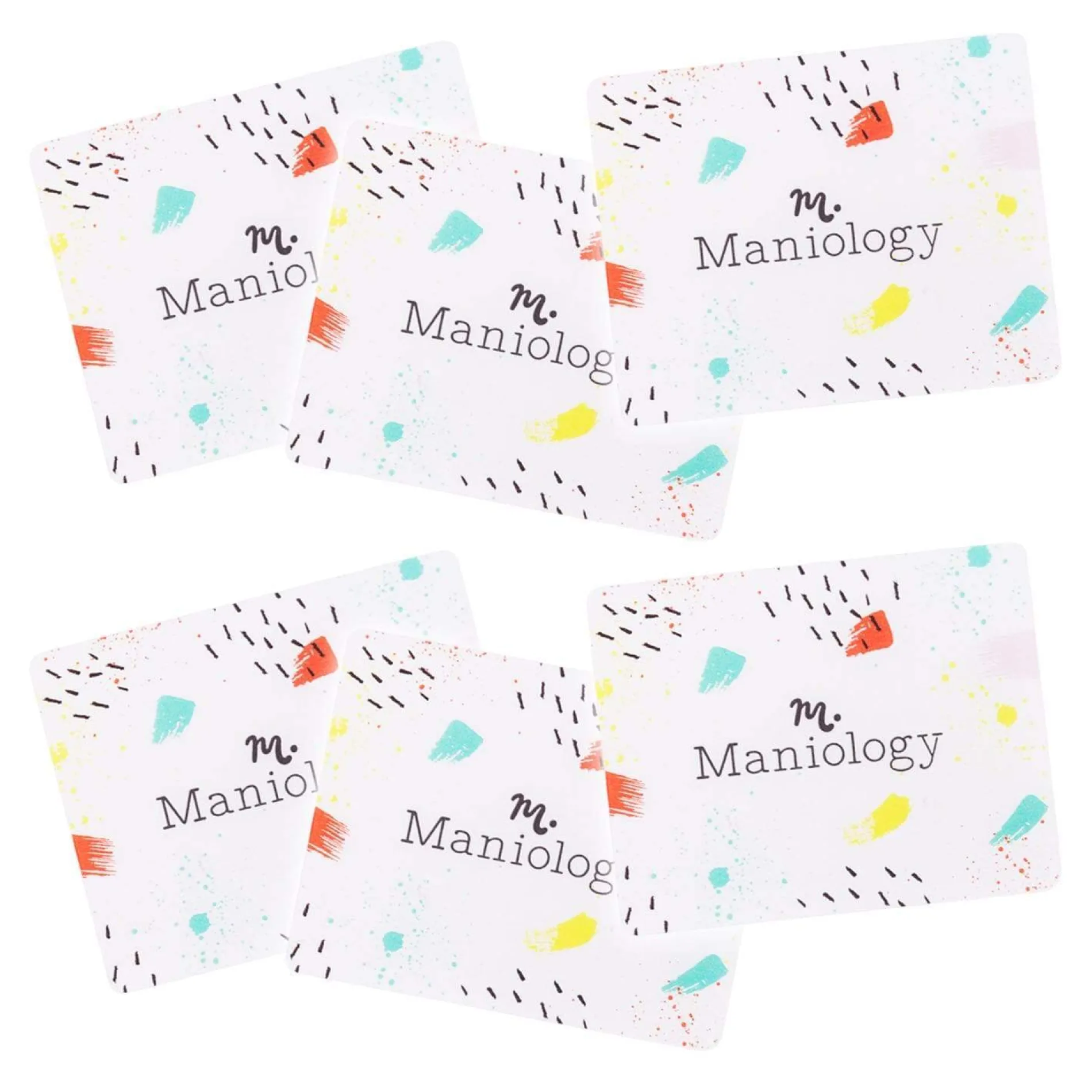 Maniology Mini Scraper Cards - 6 Cards