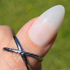 Milk Press On Nails - Medium Almond