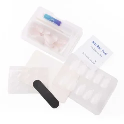Milk Press On Nails - Medium Almond