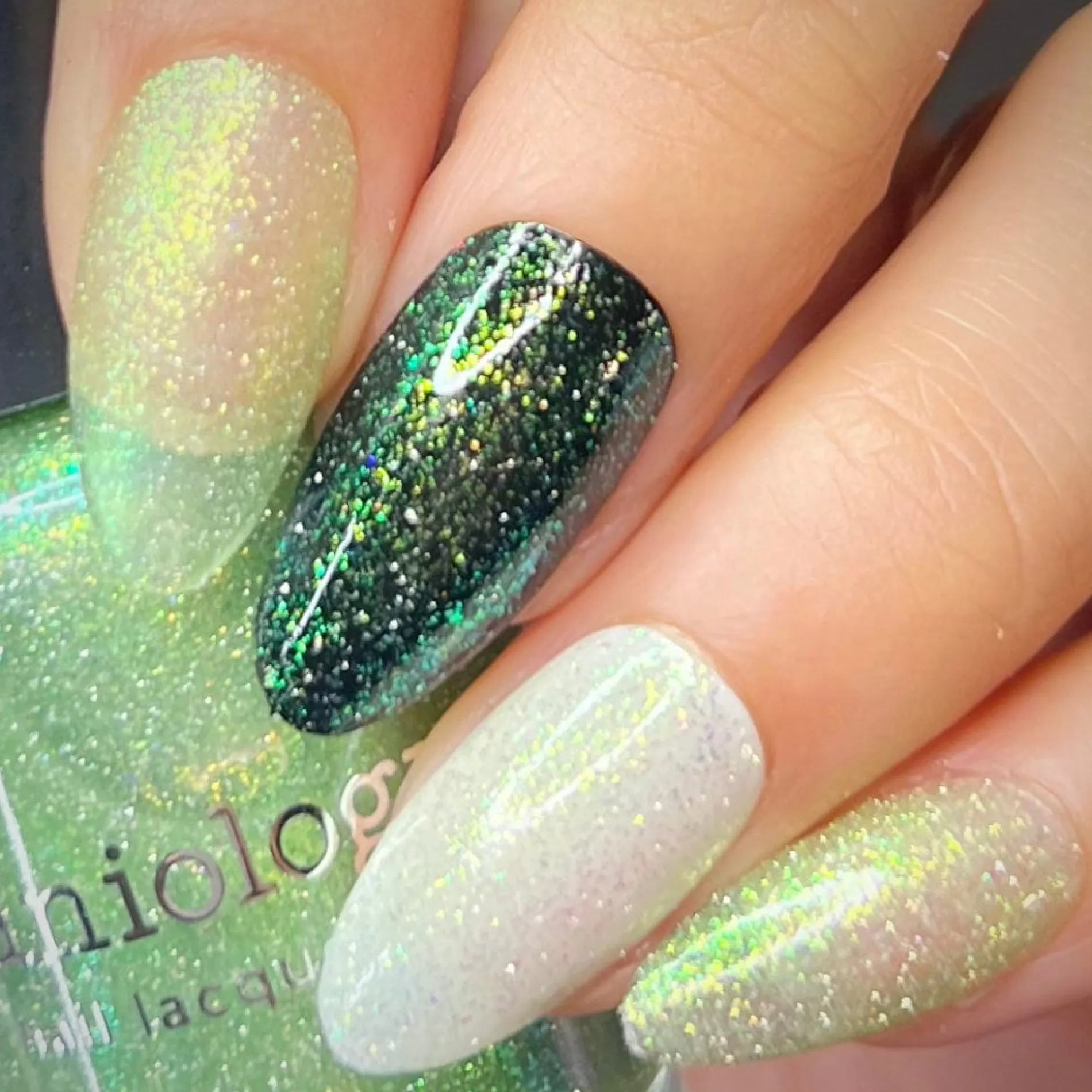 Morning Dew: 3-Piece Flakies Jelly with Reflective Glitter Nail Polish Set