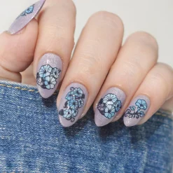 Morning Glory (M666) - Nail Stamping Plate