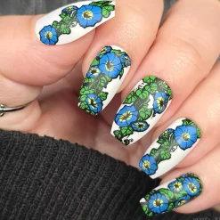 Morning Glory (M666) - Nail Stamping Plate
