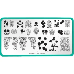 Morning Glory (M666) - Nail Stamping Plate