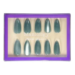 Moss Press On Nails - Medium Almond