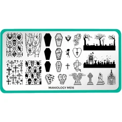 Mourning Mist (M516) - Nail Stamping Plate