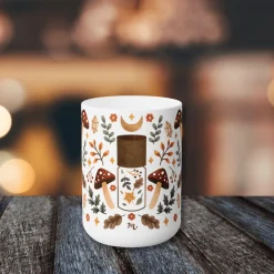 Mystic Garden Ceramic Coffee Mug 15oz