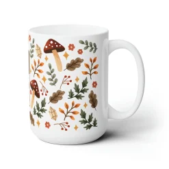 Mystic Garden Ceramic Coffee Mug 15oz