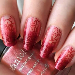 Mystic Woods: Earthly Medallions/Nature's Kaleidescope (m133) - Nail Stamping Plate