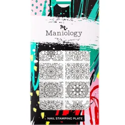 Mystic Woods: Earthly Medallions/Nature's Kaleidescope (m133) - Nail Stamping Plate