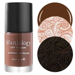 Mythos Collection: Annato Clay (B196) Dirt Brown Stamping Polish