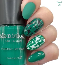 Mythos Collection: Tree of Life (B197) Dark Forest Green Stamping Polish