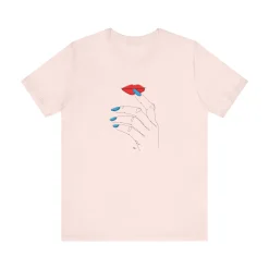 Nail Line Art - Short Sleeve T-shirt