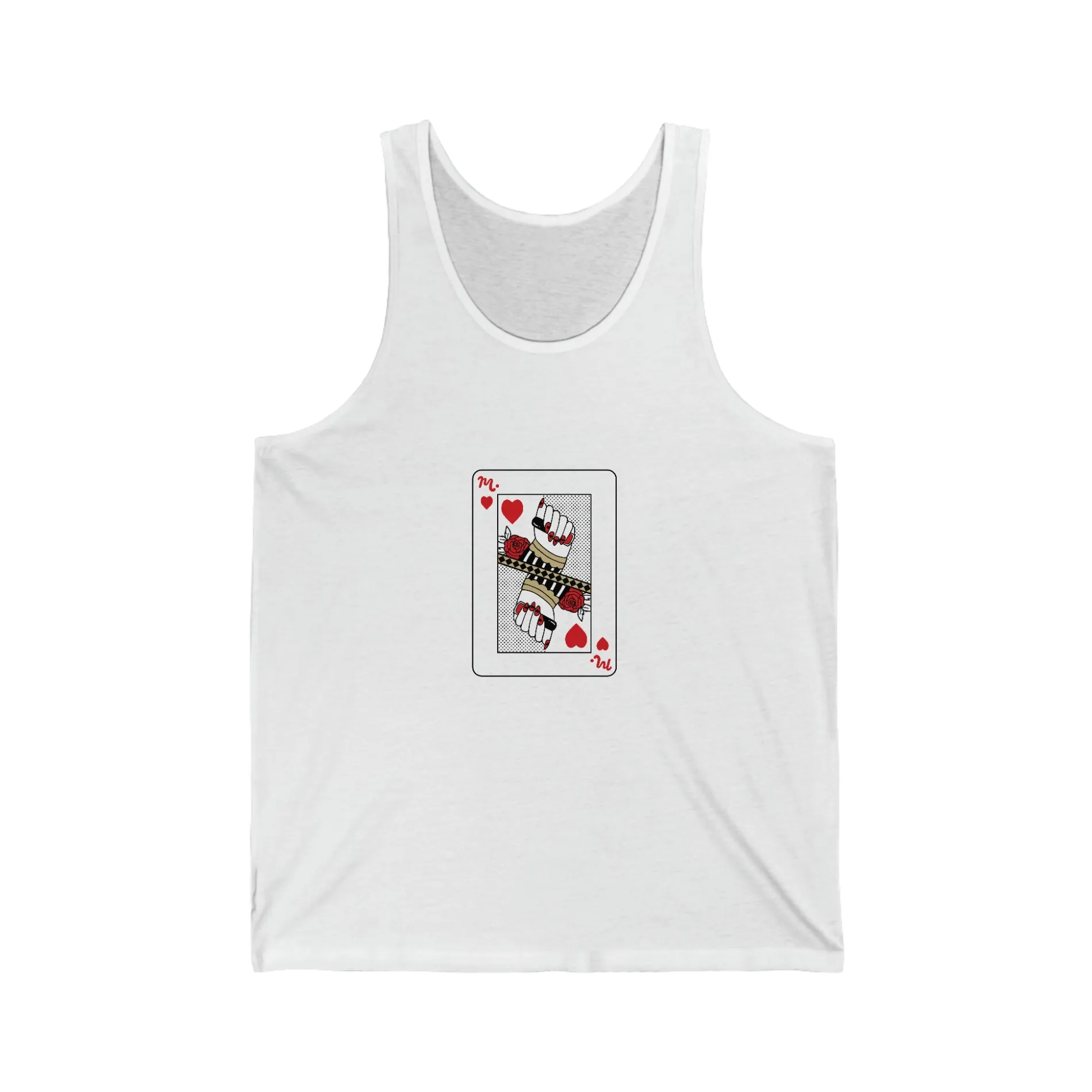 Nail Queen of Hearts - Jersey Tank Top