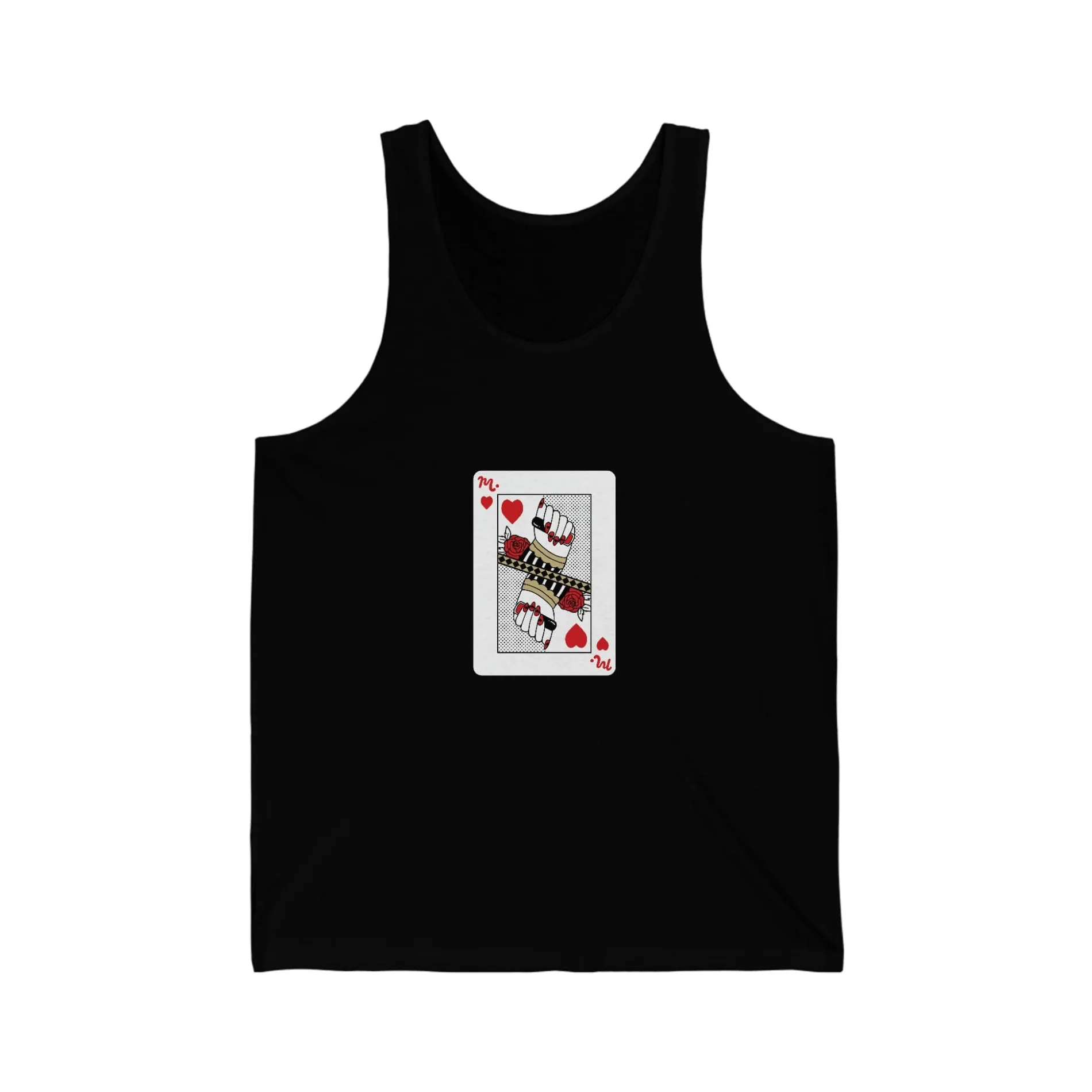 Nail Queen of Hearts - Jersey Tank Top