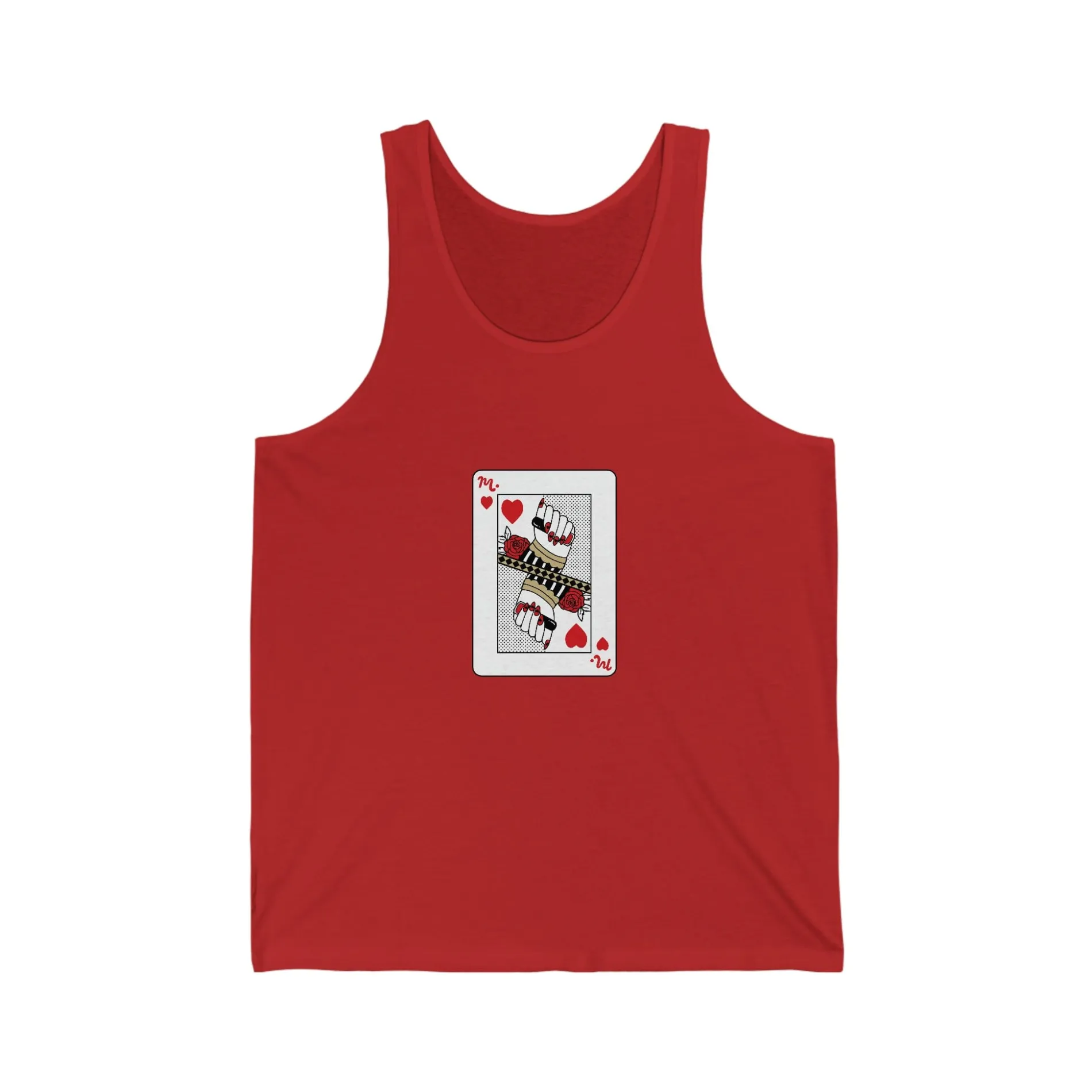 Nail Queen of Hearts - Jersey Tank Top