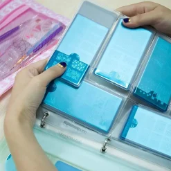 Nail Stamping Plate Storage Binder Refill - 10 Sheets Rectangular