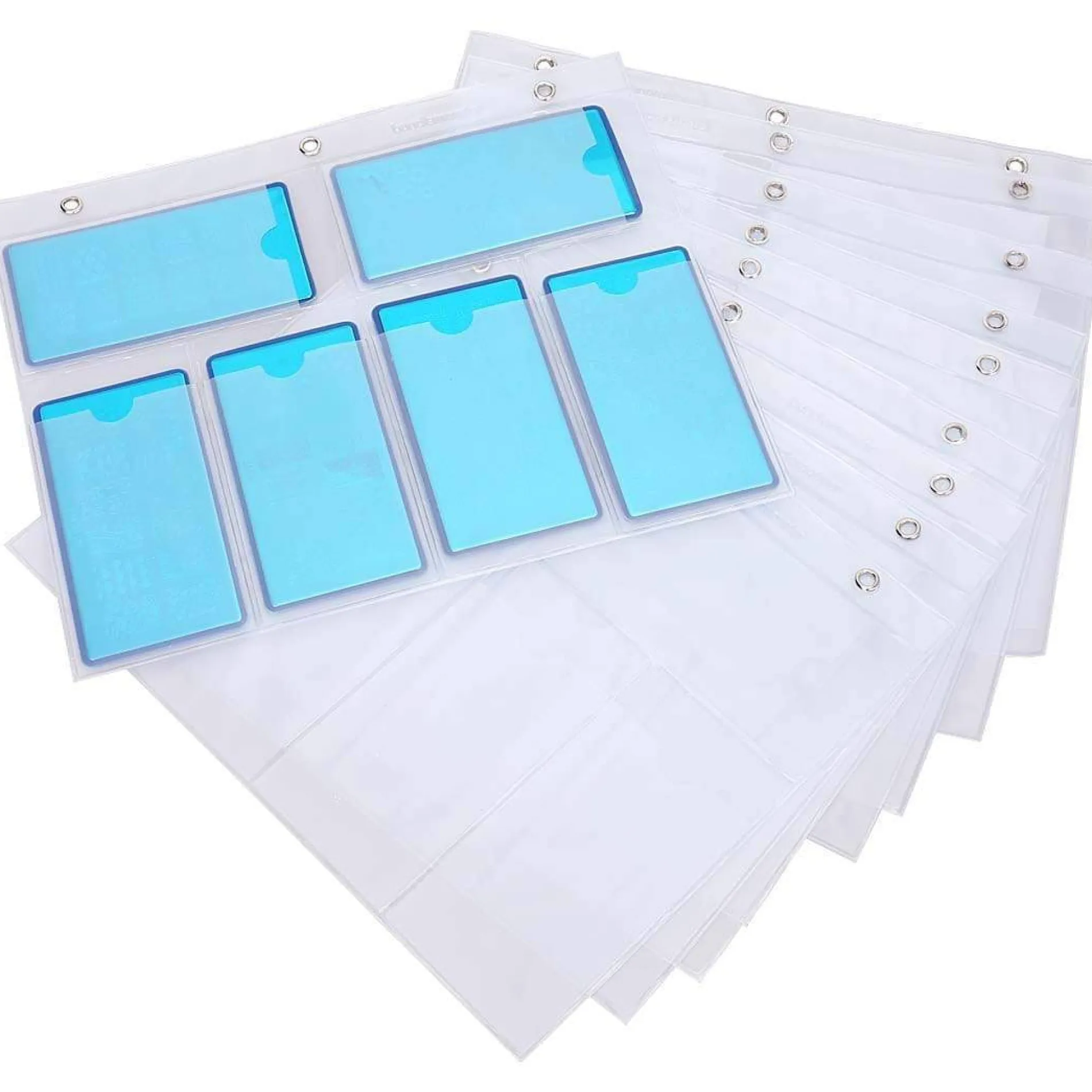 Nail Stamping Plate Storage Binder Refill - 10 Sheets Rectangular