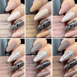 Naturel: 6-Piece Neutral Stamping Polish Set