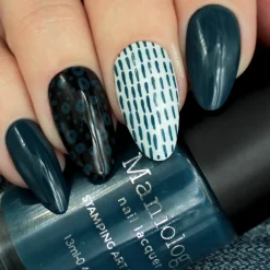Night Forest: Dusk (B300) Dark Blue Stamping Polish