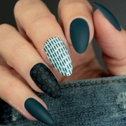 Night Forest: Dusk (B300) Dark Blue Stamping Polish