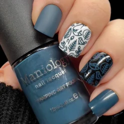 Night Forest: Dusk (B300) Dark Blue Stamping Polish