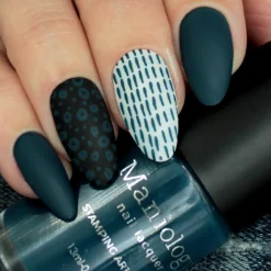 Night Forest: 3-Piece Cream Stamping Art Polish Set