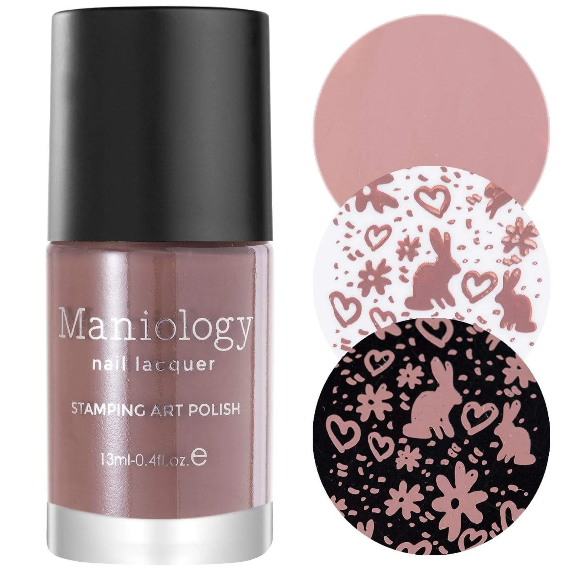 Night Forest: 3-Piece Cream Stamping Art Polish Set